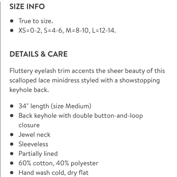 NWT Free People Black Lace Dress Size Small - Picture 5 of 15